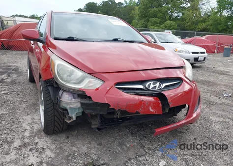 2013 Hyundai Accent Gls из США, поврежденный, VIN KMHCT4AEXDU306364